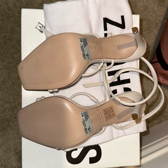 SOLD Schutz white strappy heels - Picture 8 of 8